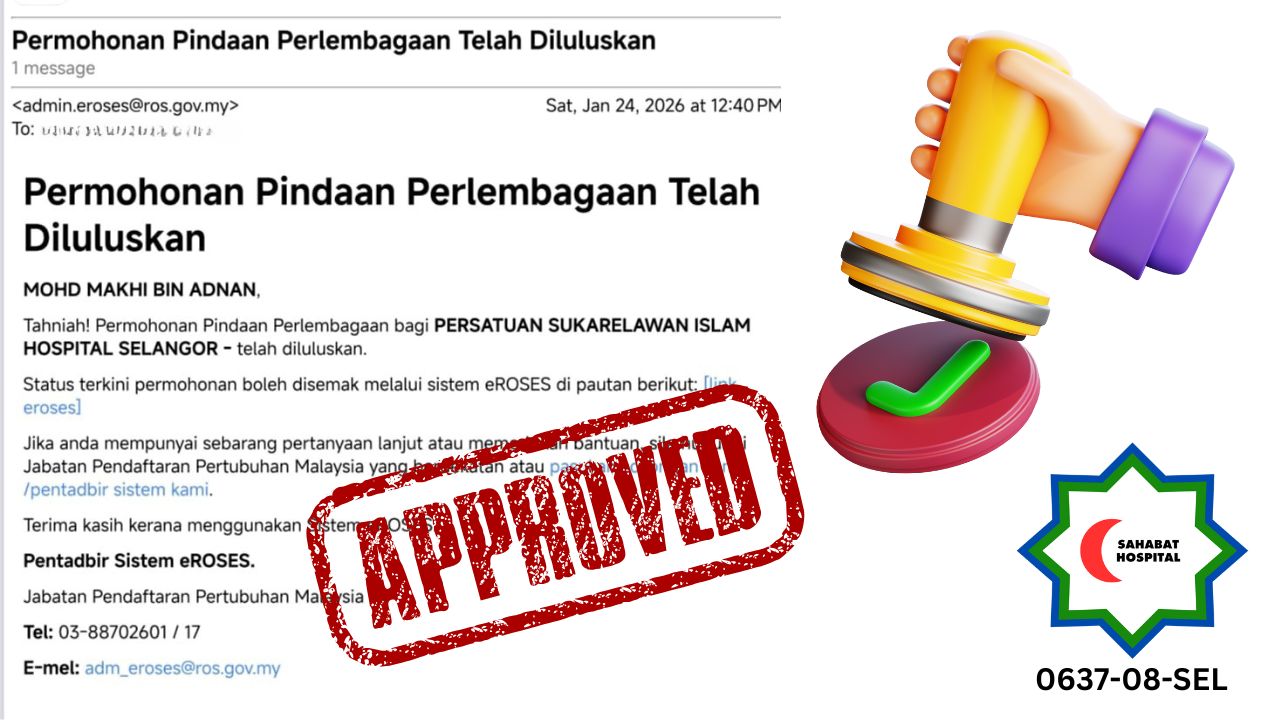 SHS Terima Lampu Hijau ROS- Ubah Perlembagaan