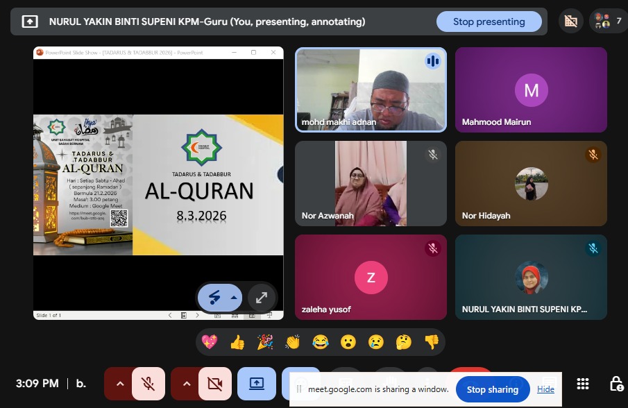 Program Tadarus dan Tadabbur Al-Quran